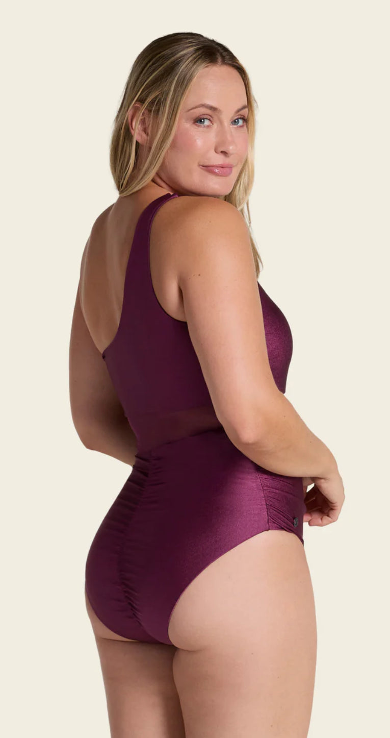 Radiant One-Shoulder One-Piece Shaping Swimsuit