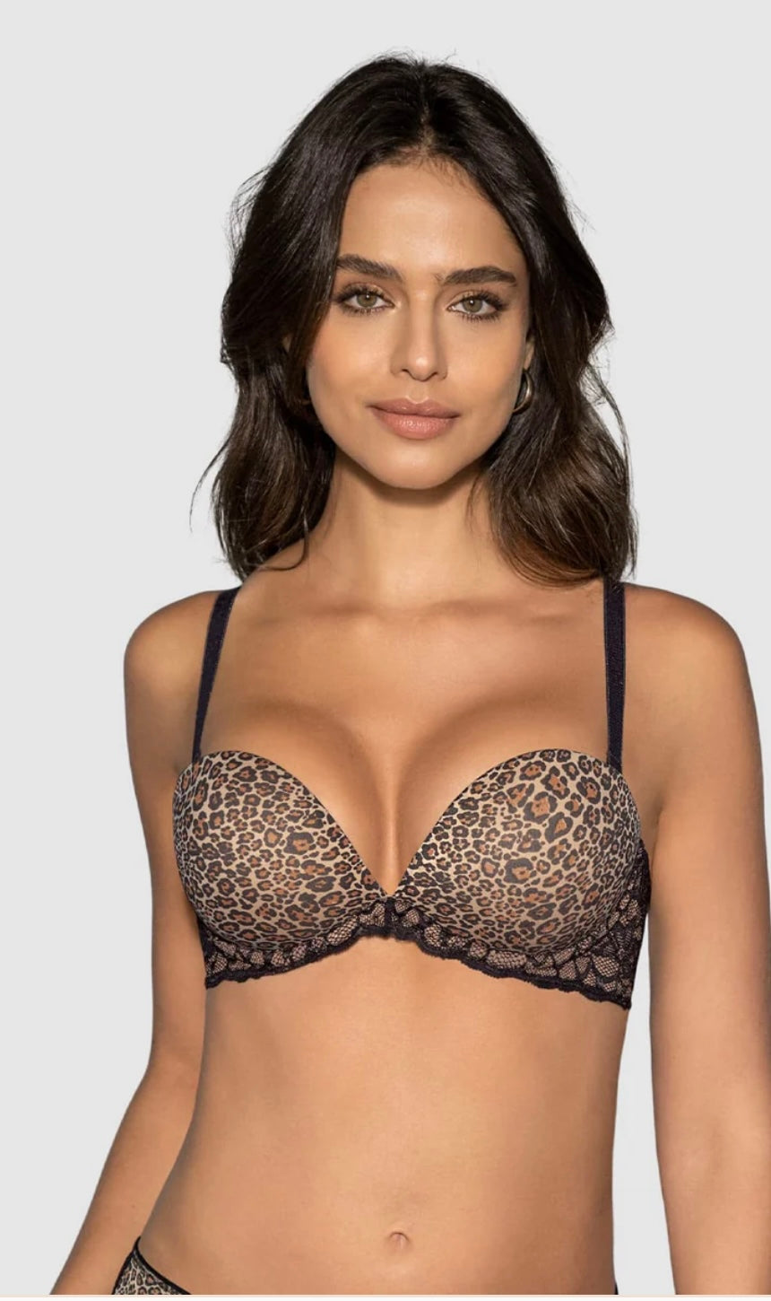The 3D Bra: Triple Push-Up Plunge Bra