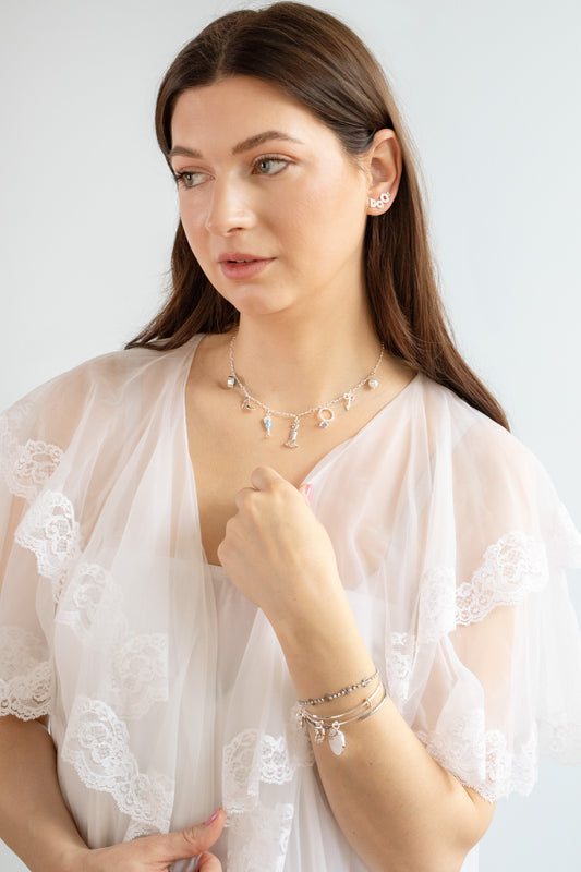 Bridal Multi-Charm Necklace