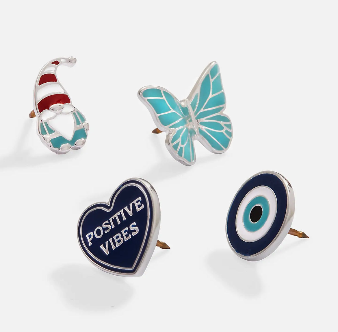 Positive Vibes Holiday Pin Set