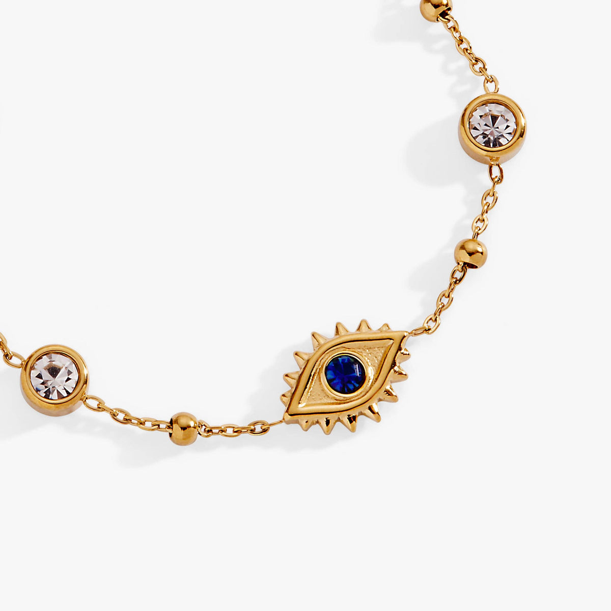 Alex and Ani Evil Eye crystal gold bracelet – view 2