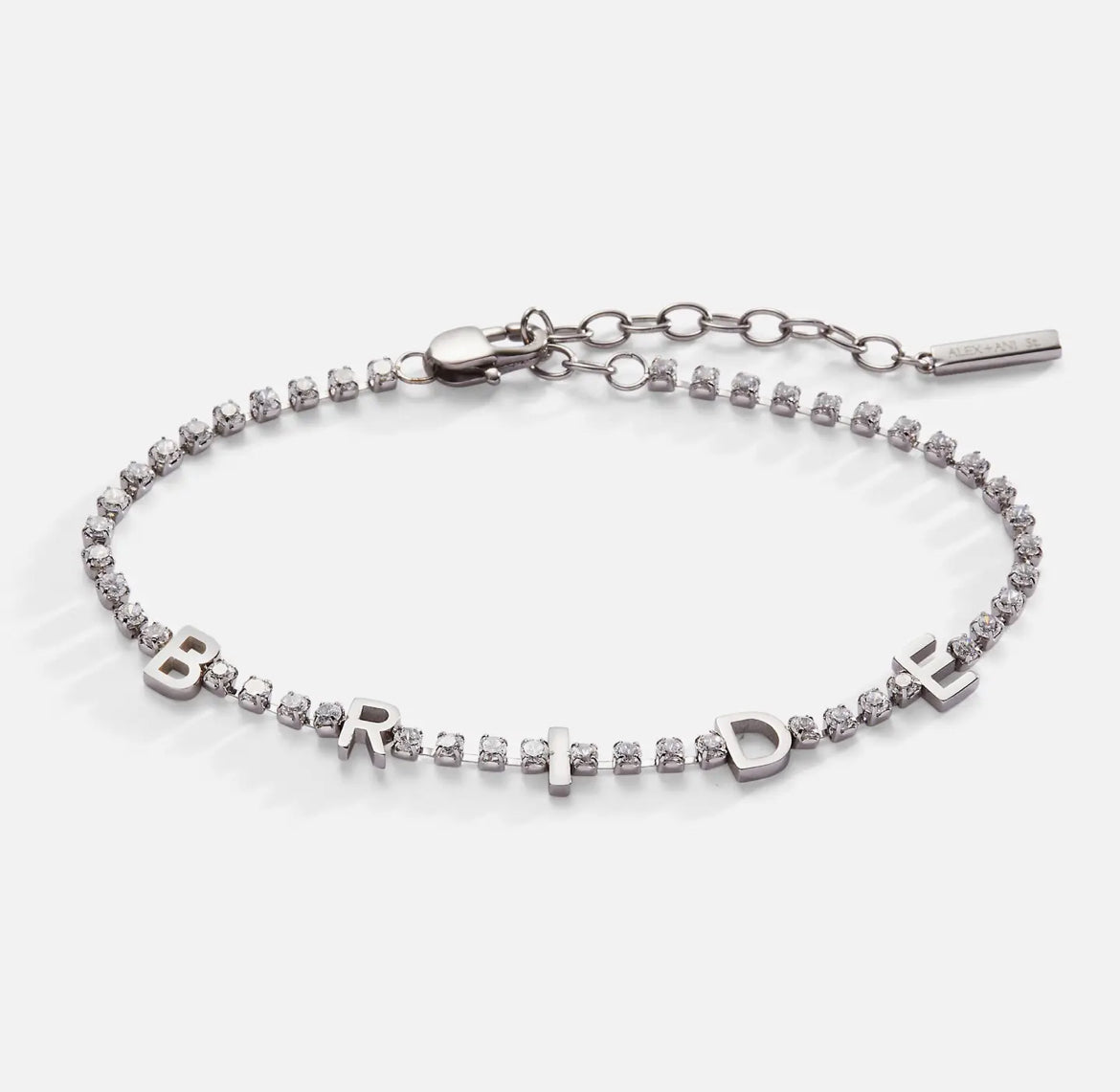 Bride" Crystal Tennis Bracelet