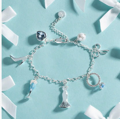 Bridal Multi-Charm Bracelet