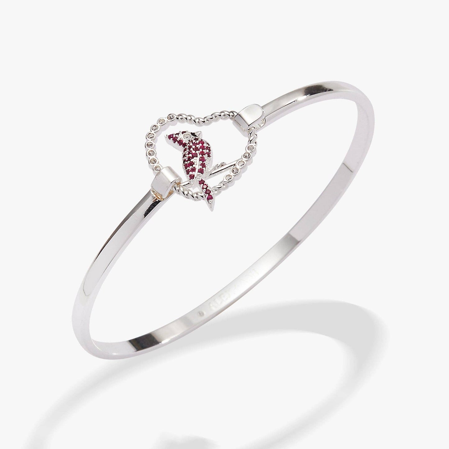 Cardinal Bangle: Silver