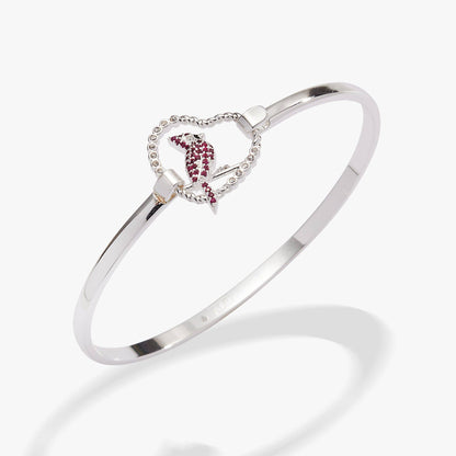Cardinal Bangle: Silver