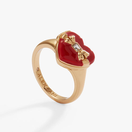 Box of Chocolate Locket Ring: Gold