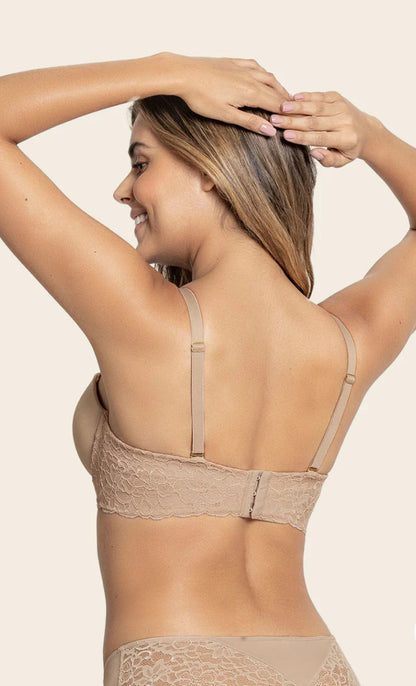 The 3D Bra: Triple Push-Up Plunge Bra 091043