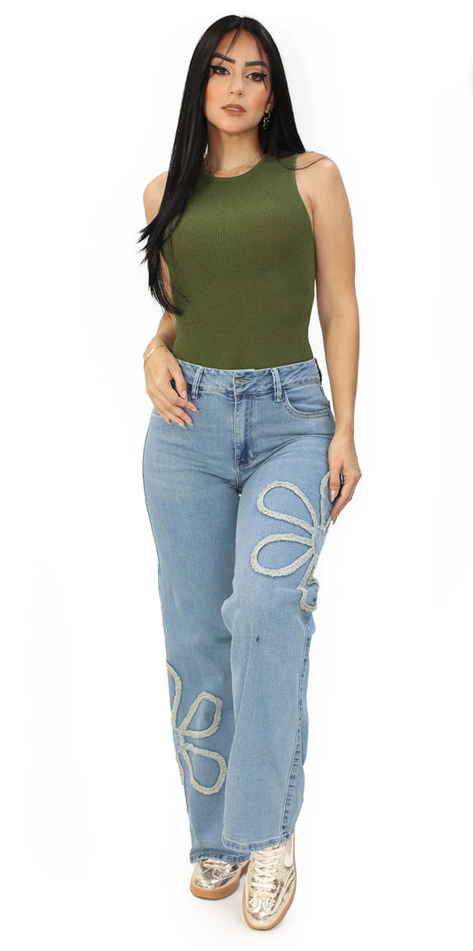 LIGHT DENIM STRAIGHT FIT JEAN BY SCARCHA