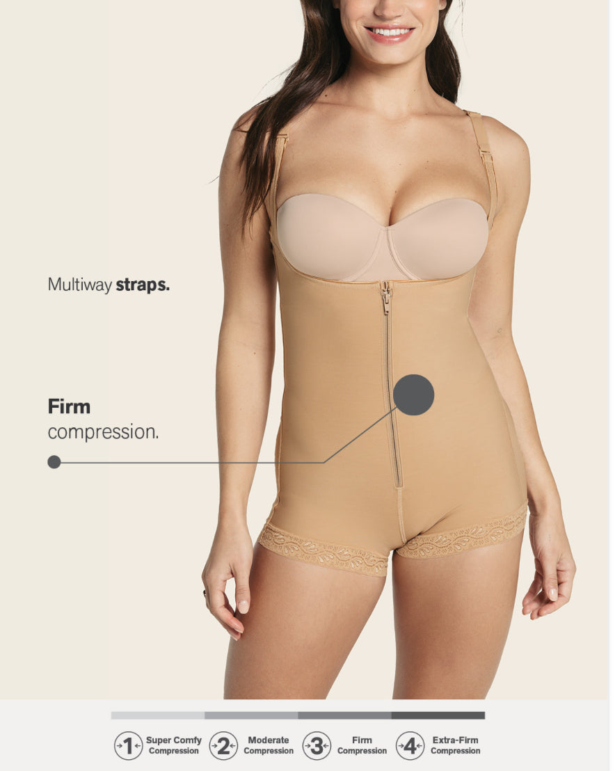 Leonisa 018678N Body Shaper invisible zipper - detail