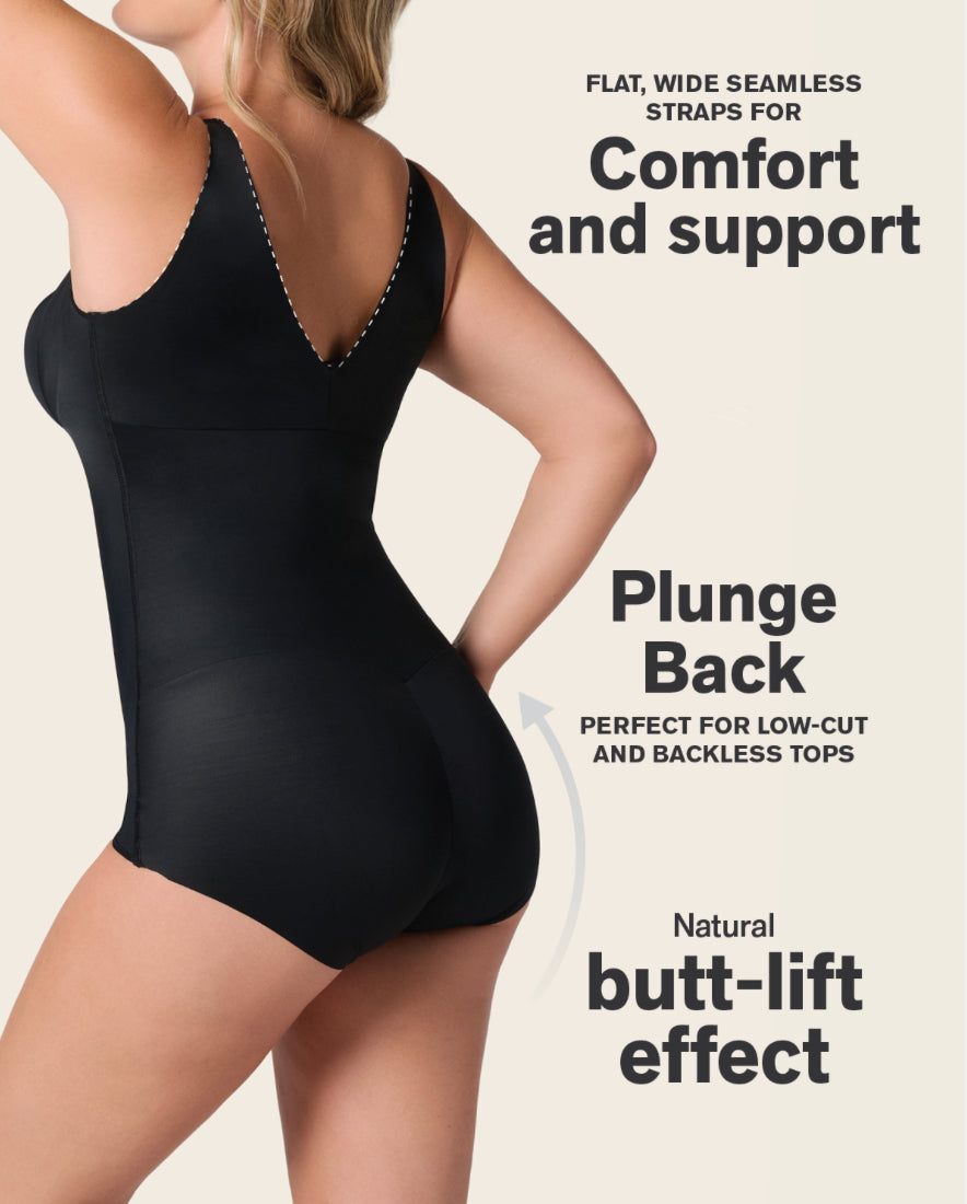 Deep-V Back Classic Ultra Sculpting Body Shaper #018524