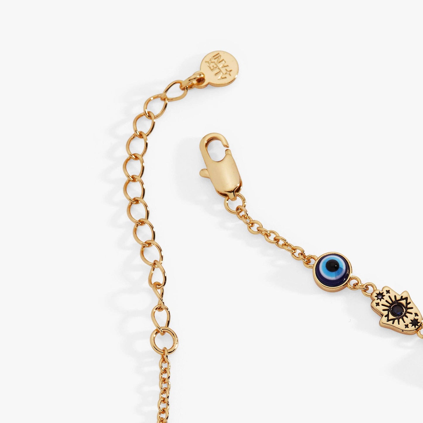 Evil Eye Linear Bracelet: Gold
