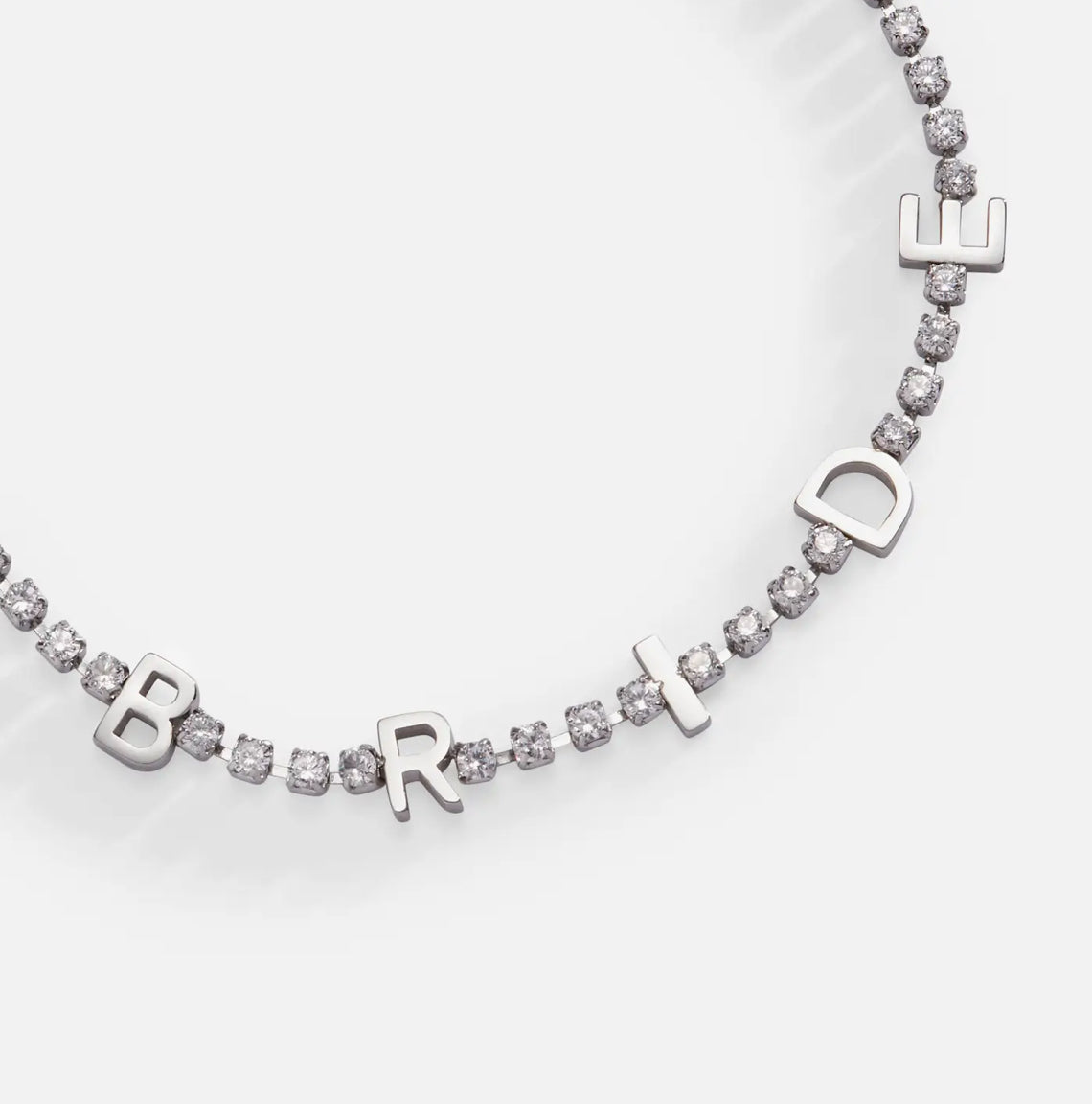 Bride" Crystal Tennis Bracelet