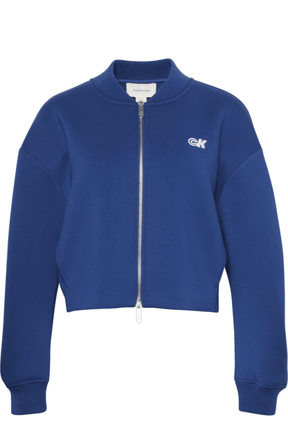 Oversized scuba zip Bumber Jacket