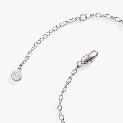 Bridal Multi-Charm Necklace: Silver