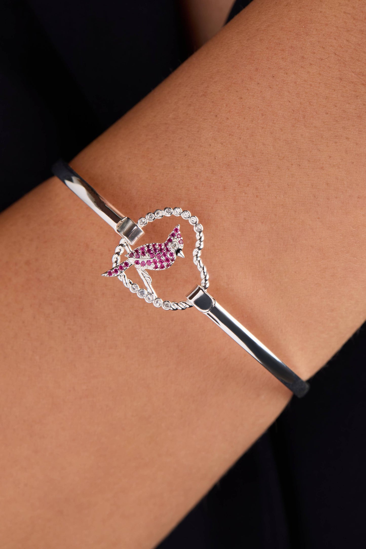 Cardinal Bangle: Silver