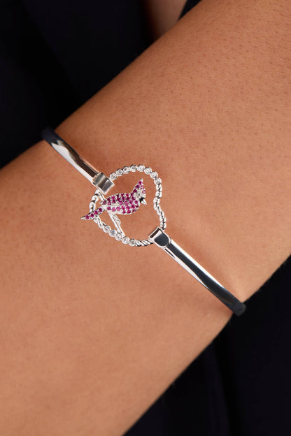 Cardinal Bangle: Silver