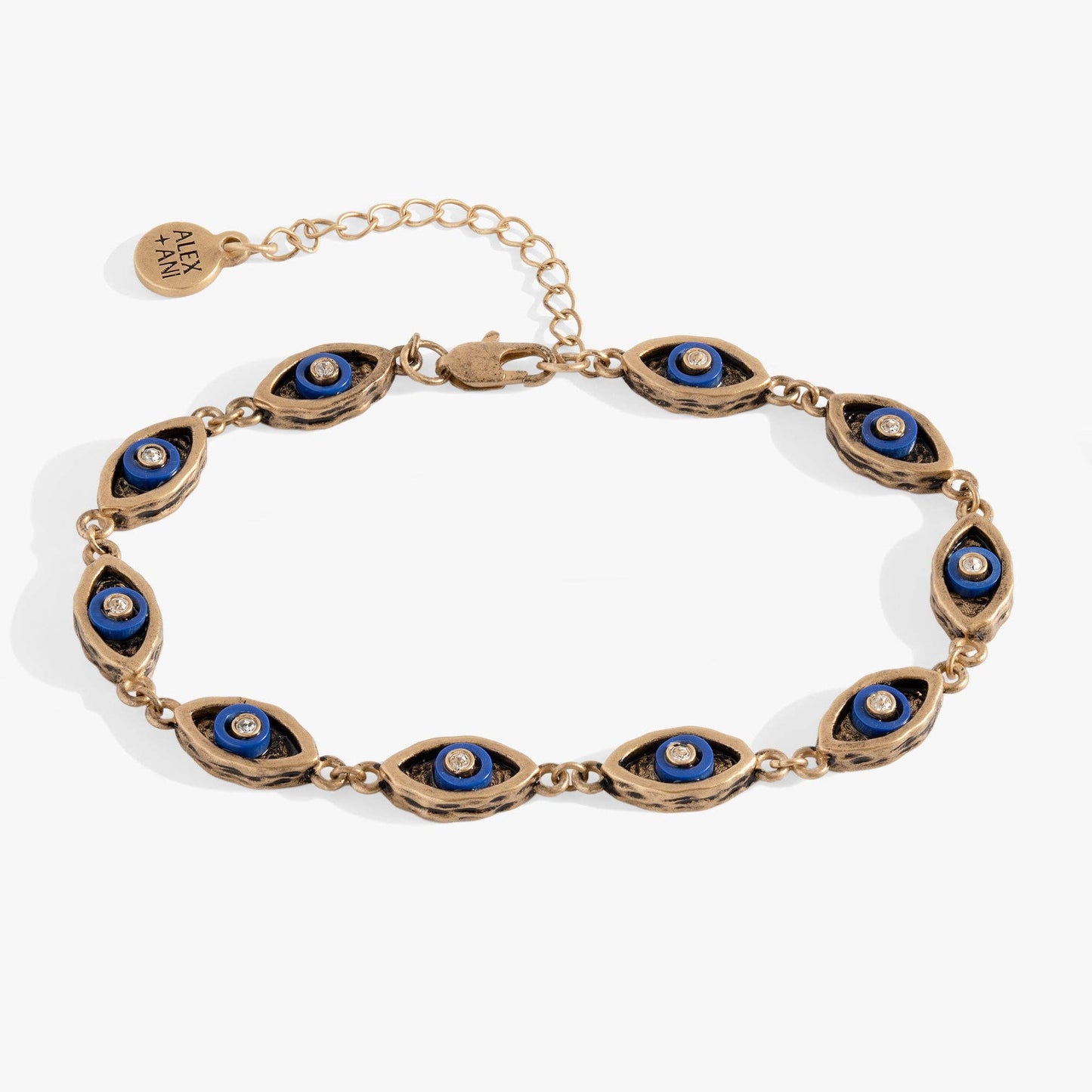 Untamed Evil Eye Chain Bracelet: Antique Gold