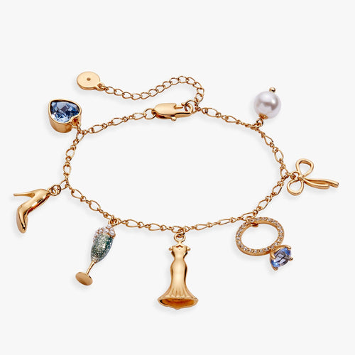 Bridal Multi-Charm Bracelet: Silver by Alex and Ani - alternate view 2