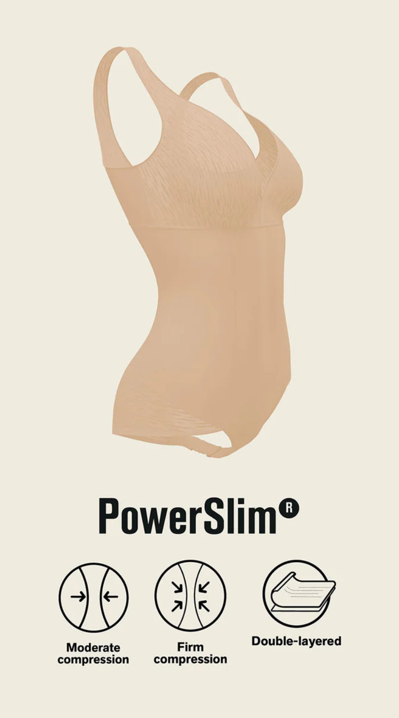 Leonisa Sheer Stripe Detail Sculpting Bodysuit 018517