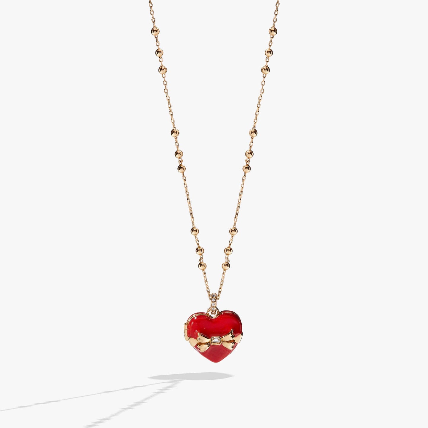 Box of Chocolate Locket Necklace: Gold