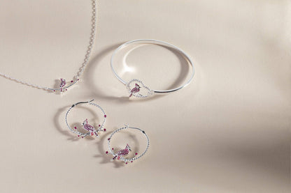Cardinal Bangle: Silver