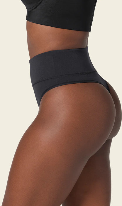 Smart Shape Thong High-Waisted Seamless Moderate Shaper Thong Panty