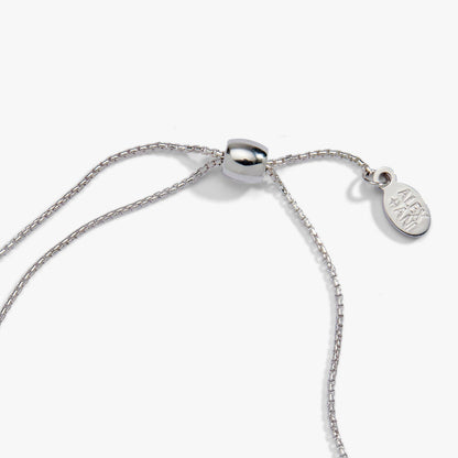 Evil Eye Pull Chain Bracelet: Sterling Silver