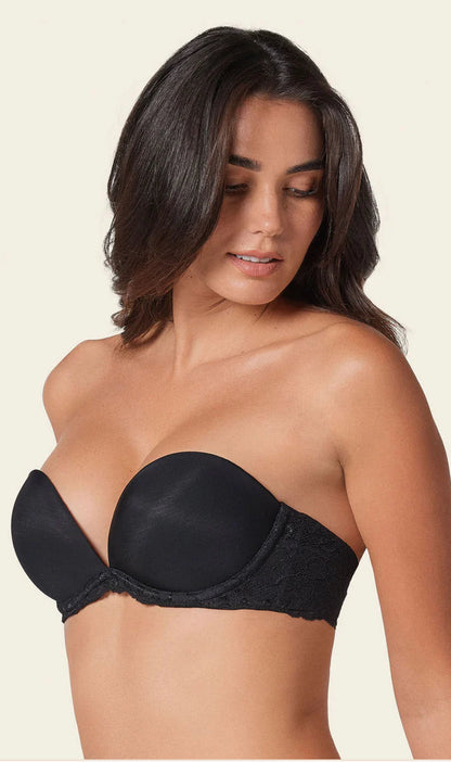 The 3D Bra: Triple Push-Up Plunge Bra 091043