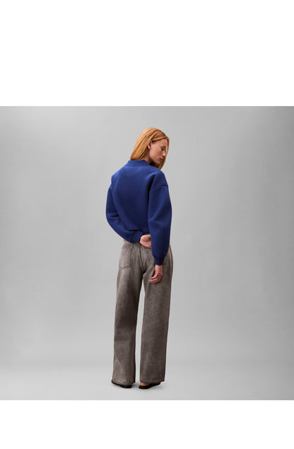 Oversized scuba zip Bumber Jacket