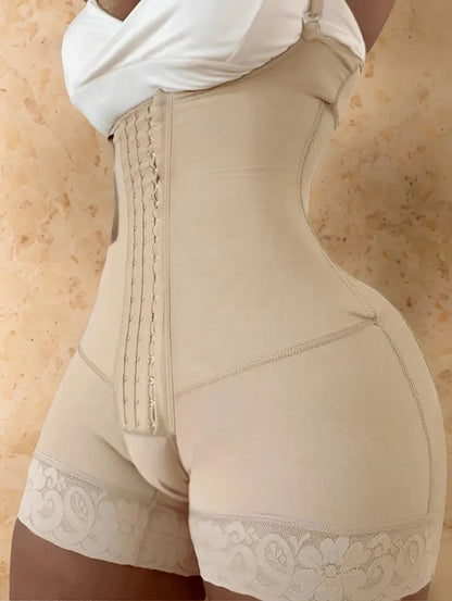 Women’s 4-Buckle High waisted post pregnancy corset training posture correction.