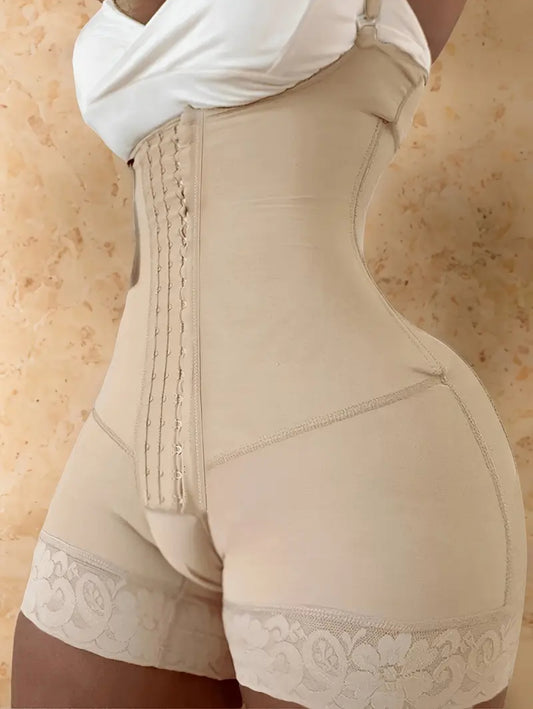 Women’s 4-Buckle High waisted post pregnancy corset training posture correction.