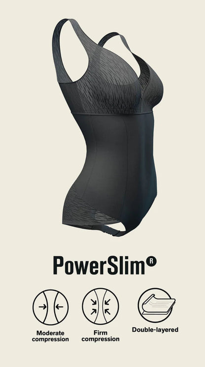 Leonisa Sheer Stripe Detail Sculpting Bodysuit 018517