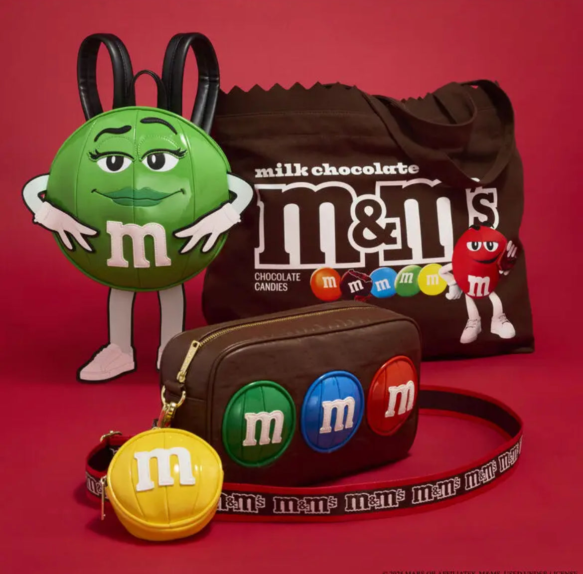 Loungefly x M&M’S Green Character Chocolate Scented Mini Backpack
