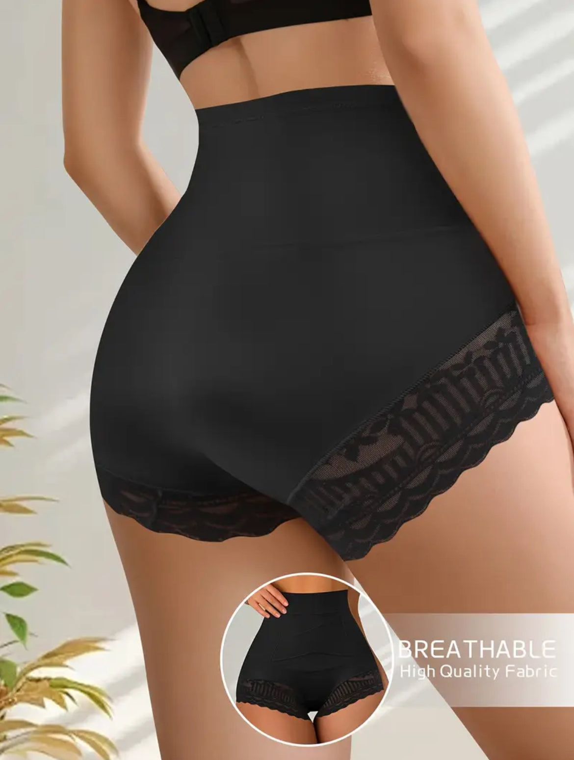 Postpartum high-waisted shaping Panties control with a strong abdominal binding shaping and body sculpting.