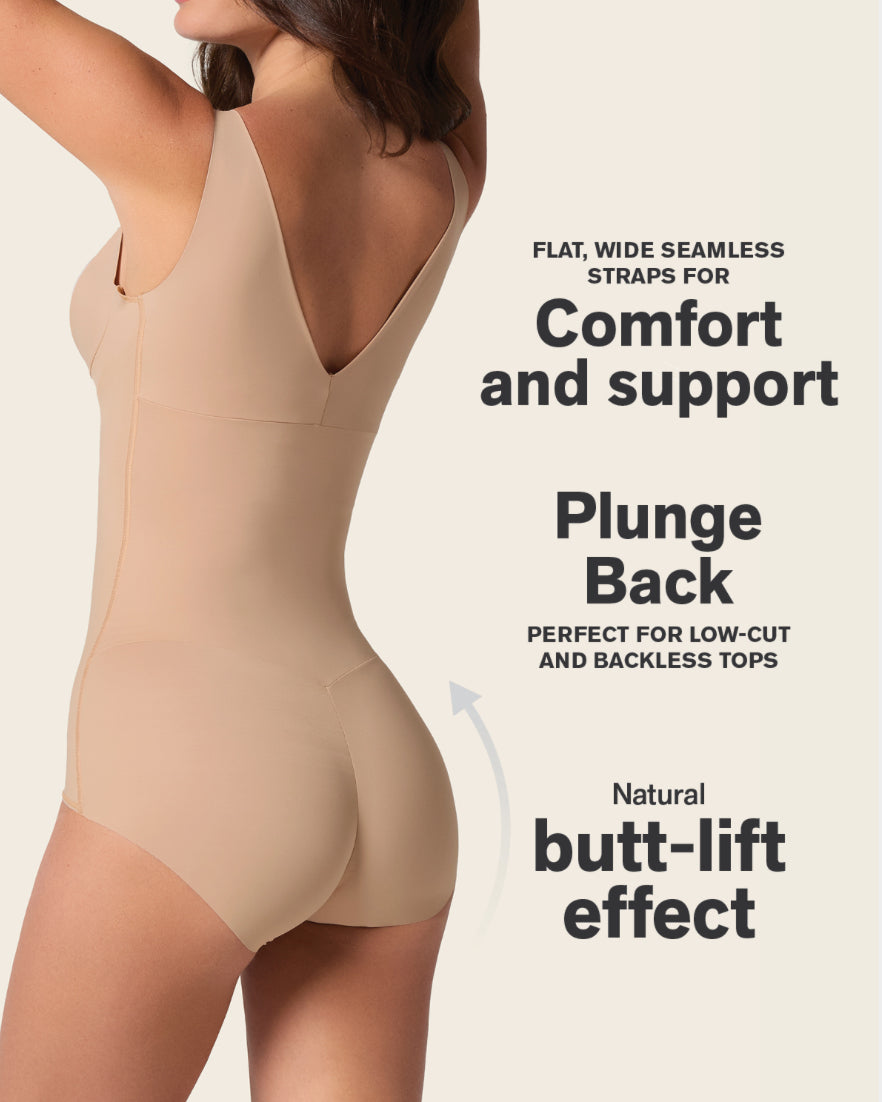 Deep-V Back Classic Ultra Sculpting Body Shaper #018524