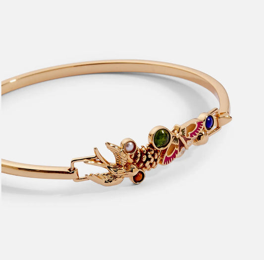 Woodland Gemstone Tension Cuff