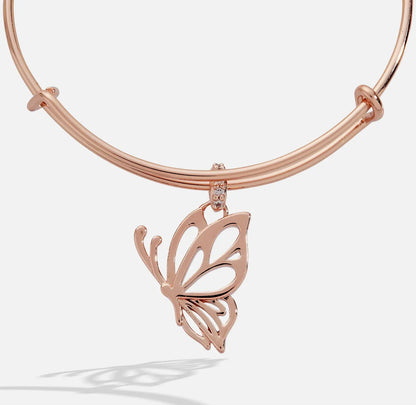 Goliath Butterfly Openwork Bangle