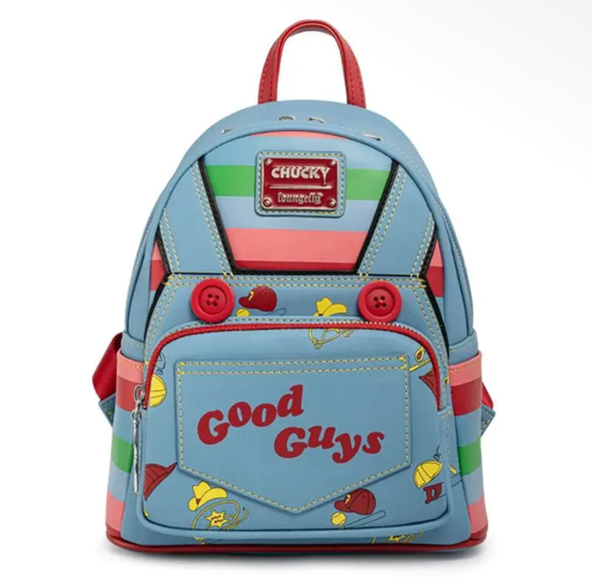 Loungefly Child’s Play Chucky Good Guys Cosplay Mini Backpack