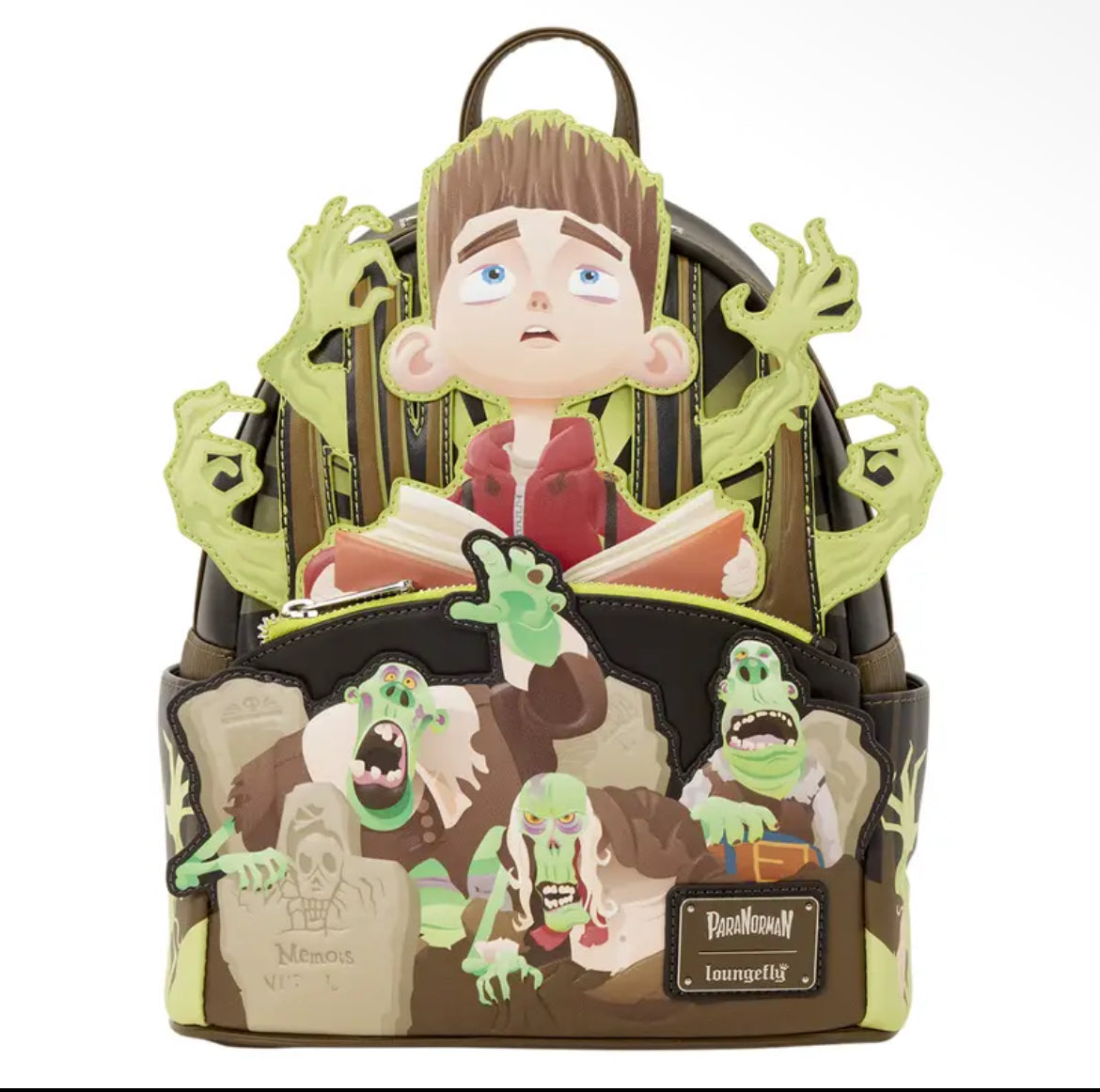 Loungefly ParaNorman Zombies Glow-in-the-Dark Mini Backpack