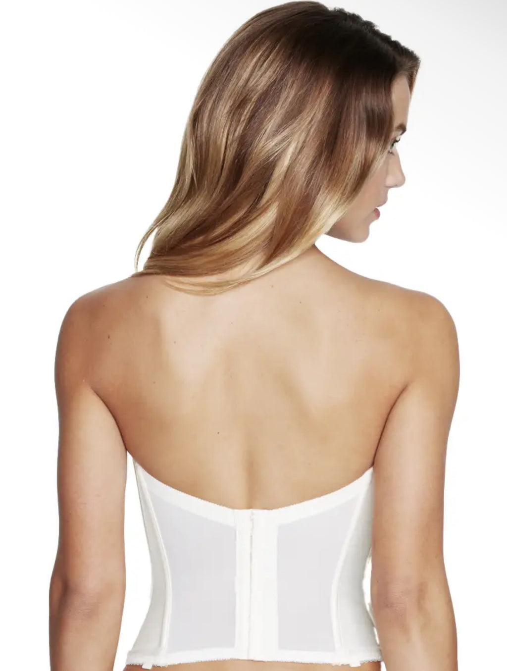 Rachelle Satin Longline Bridal Bra – Dominique (7750)