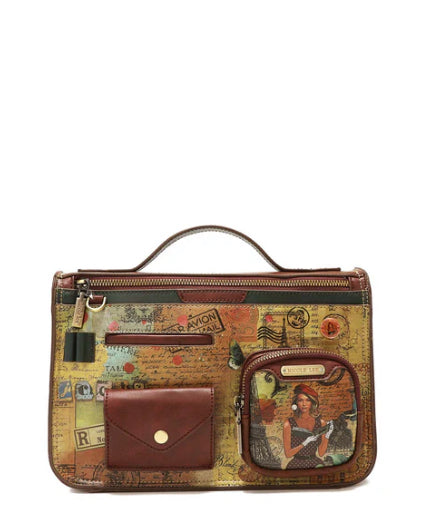 PARIS FASHION WEEK TOP HANDLE HANDBAG