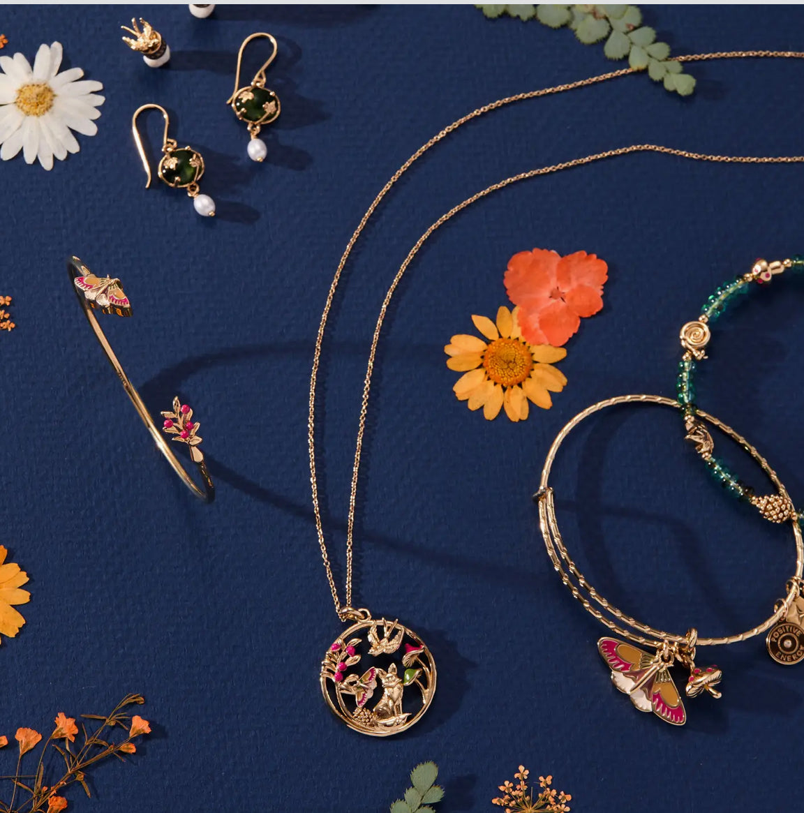 Woodland Swallow Stud & Drop Earring Set of 2