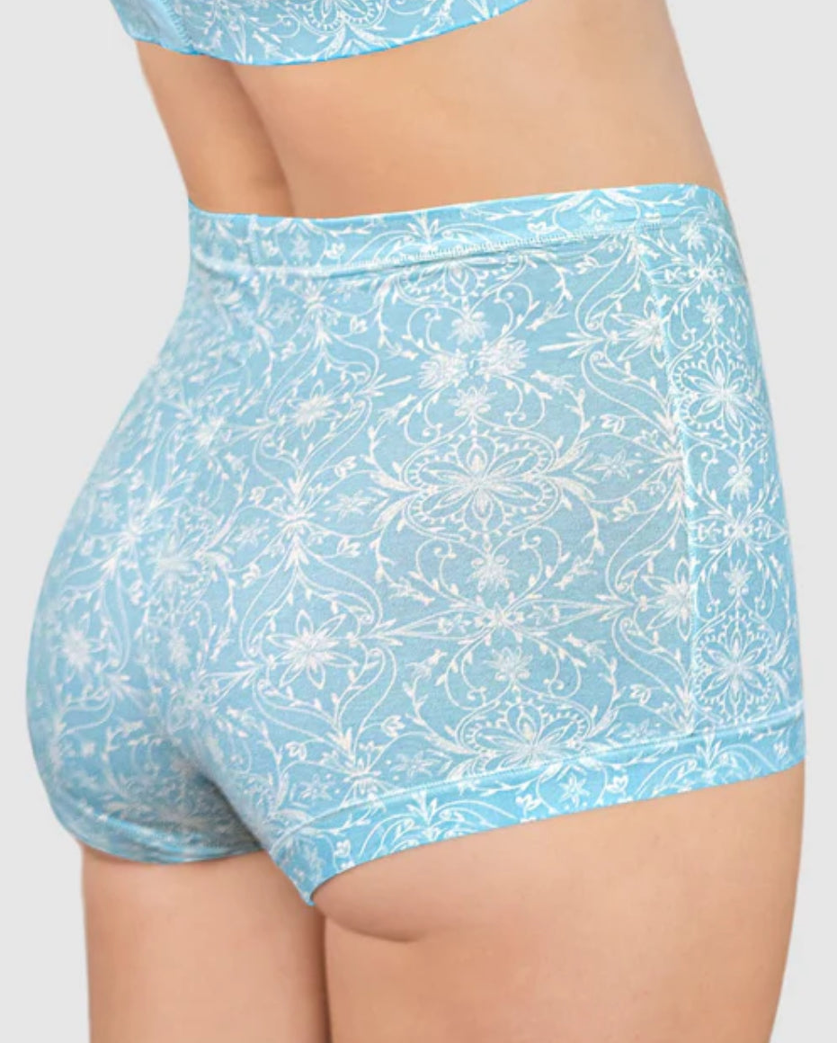 Simply Comfortable Stretch Cotton Boyshort Panties (3-Pack)