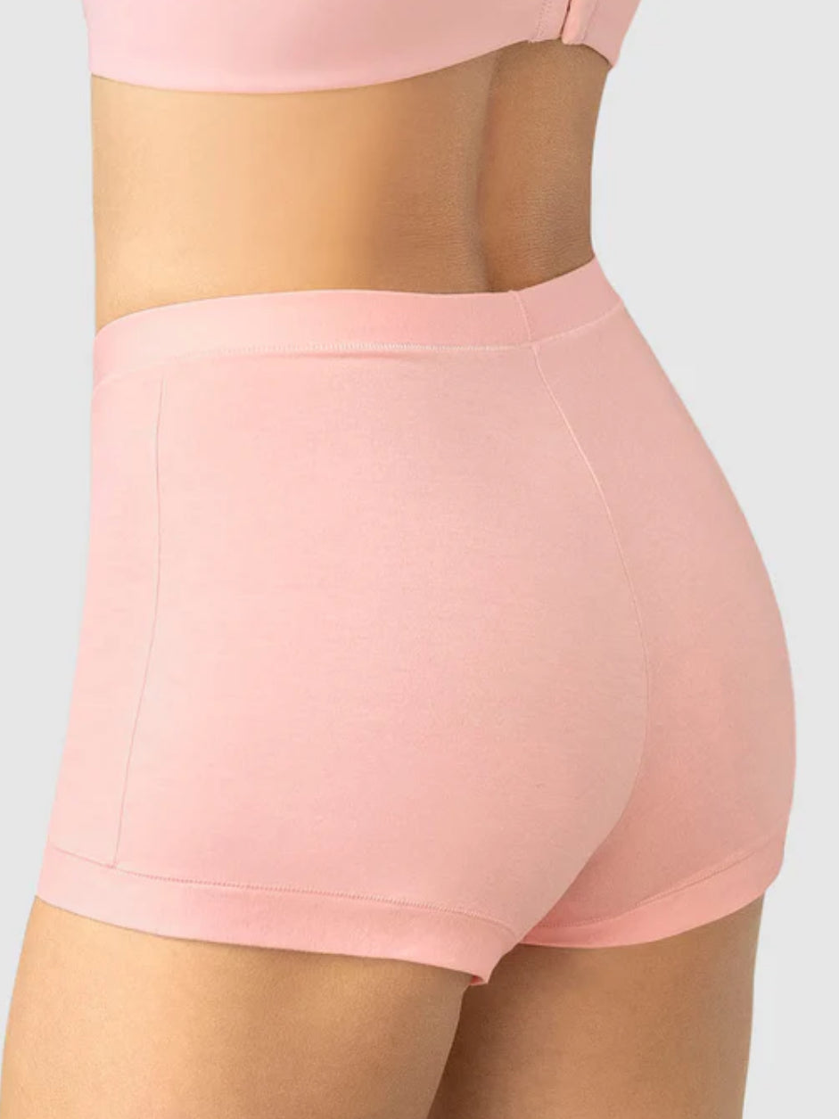 Simply Comfortable Stretch Cotton Boyshort Panties (3-Pack) by Angels-Leonisa - alternate view 2