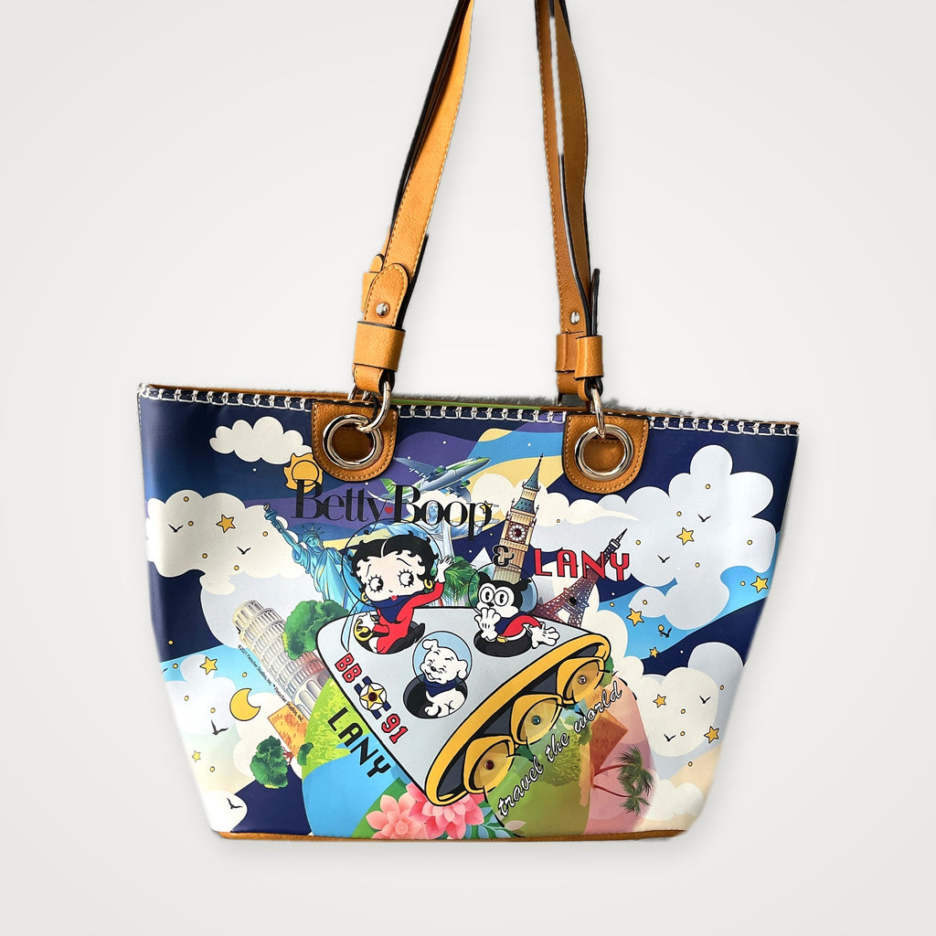 Betty Boop LANY Travel the World tote bag - detail