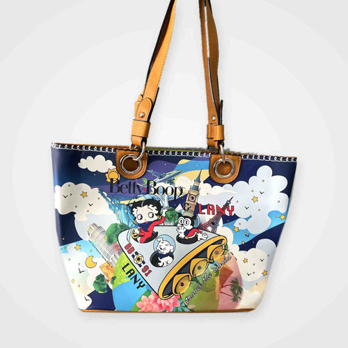 Betty Boop & LANY "Travel the World" Tote Bag