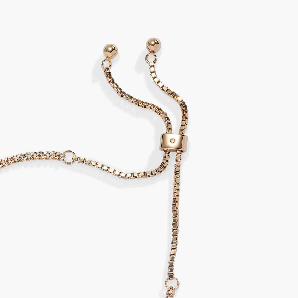 Blue Aventurine Evil Eye Bolo Bracelet: Gold