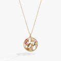 Woodland Pendant Necklace: Gold