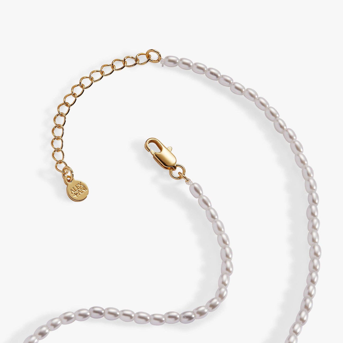 Moonlight Beach Pearl Charm Necklace: Gold