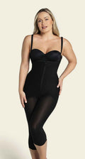 Leonisa Hook-and-Zip Mid-Calf Sculpting Body Shaper